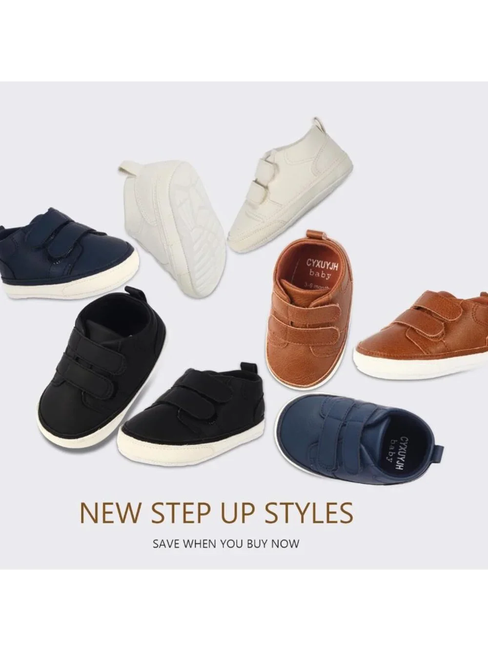 Adorable Non-Slip Infant Dress Shoes for Boys & Girls - First Walking Sneakers